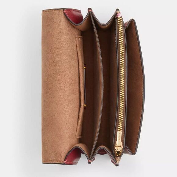 ❤️ Coach Mini Klare Crossbody Bag In Signature Canvas With Cherry Print - Picture 8 of 11